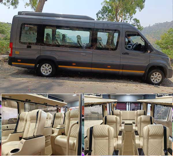 12 seater force urbania luxury van with 1x1 modified seats